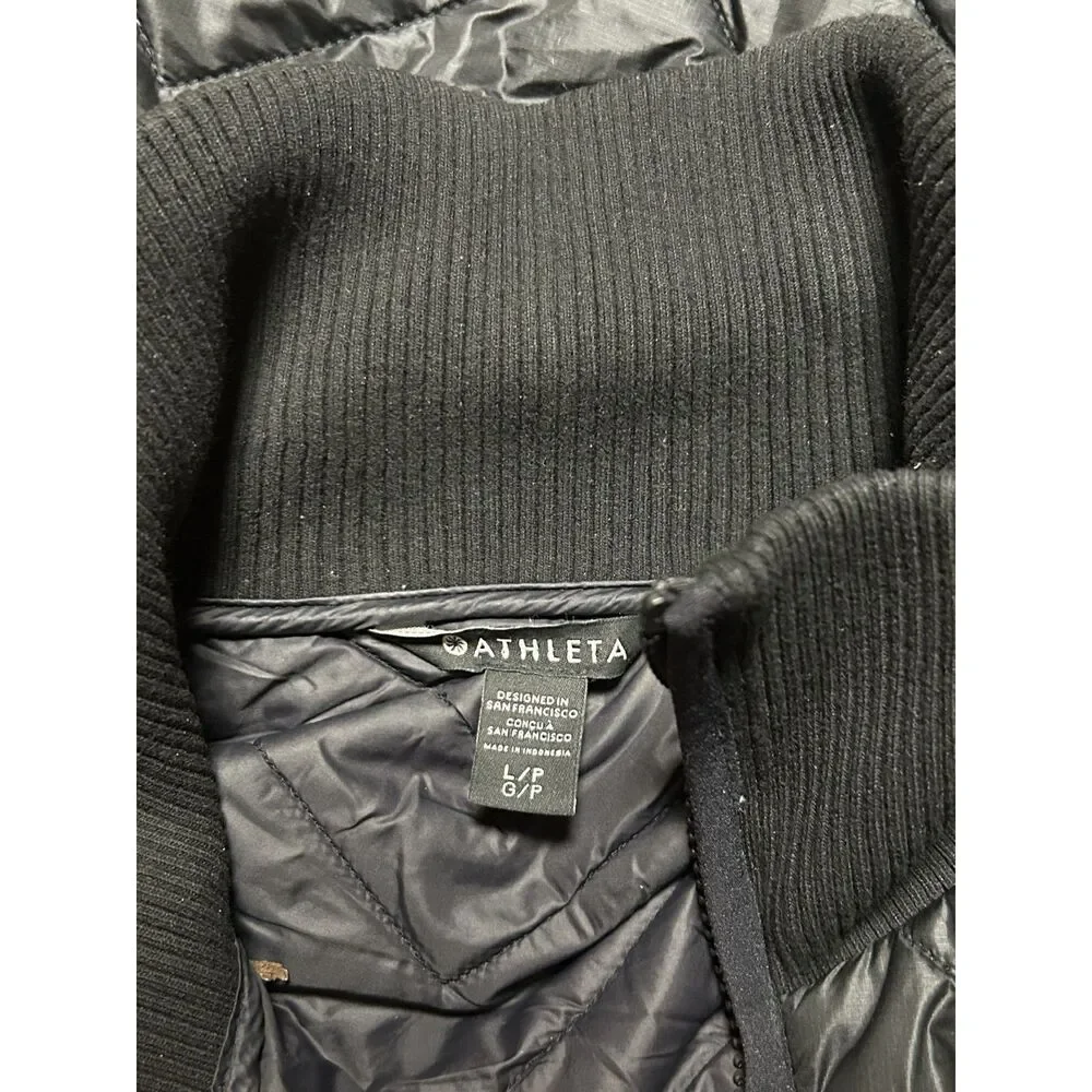 Athleta, Women's Full Zip-Up Jacket, Black, Large, Used - Picture 4 of 8